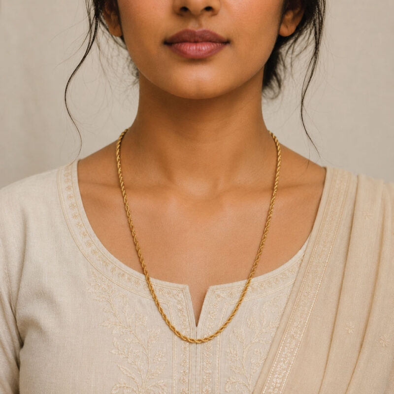 22ct Gold | Rope Chain | 22 Inches