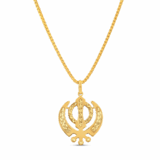 22 carat Gold Khanda Pendant 22 carat Gold Khanda Pendant