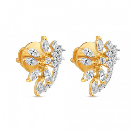 Gold-Ohrstecker mit CZ-Steinen