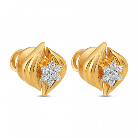 قرط مرصع ذهبي عيار 22 قيراط قرط مرصع ذهبي عيار 22 قيراط