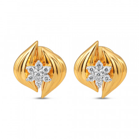 22ct Gold Stud Earring