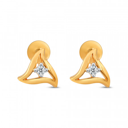 Altın Saplama Küpe Altın Saplama Küpe