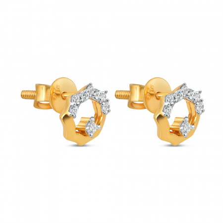 أقراط من الذهب عيار 22 قيراط للطفلة الرضيعة أقراط من الذهب عيار 22 قيراط للطفلة الرضيعة