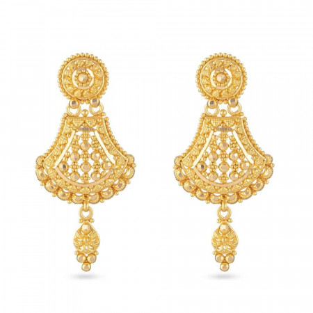 22ct Gold Bridal Earring 22ct Gold Bridal Earring