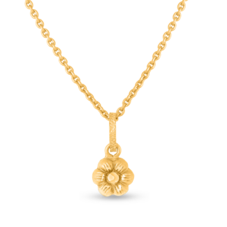 Rosette Bloom Pendant 6mm