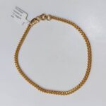 سوار سلسلة ذيل الثعلب الذهبي عيار 22 قيراط | 8 بوصة سوار سلسلة ذيل الثعلب الذهبي عيار 22 قيراط | 8 بوصة