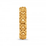 خاتم من الذهب عيار 22 قيراط بلمسة نهائية عتيقة | مقاس K