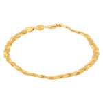 سوار من الذهب عيار 22 قيراطاً | 7.5 بوصة | سمك 4.5 ملم سوار من الذهب عيار 22 قيراطاً | 7.5 بوصة | سمك 4.5 ملم