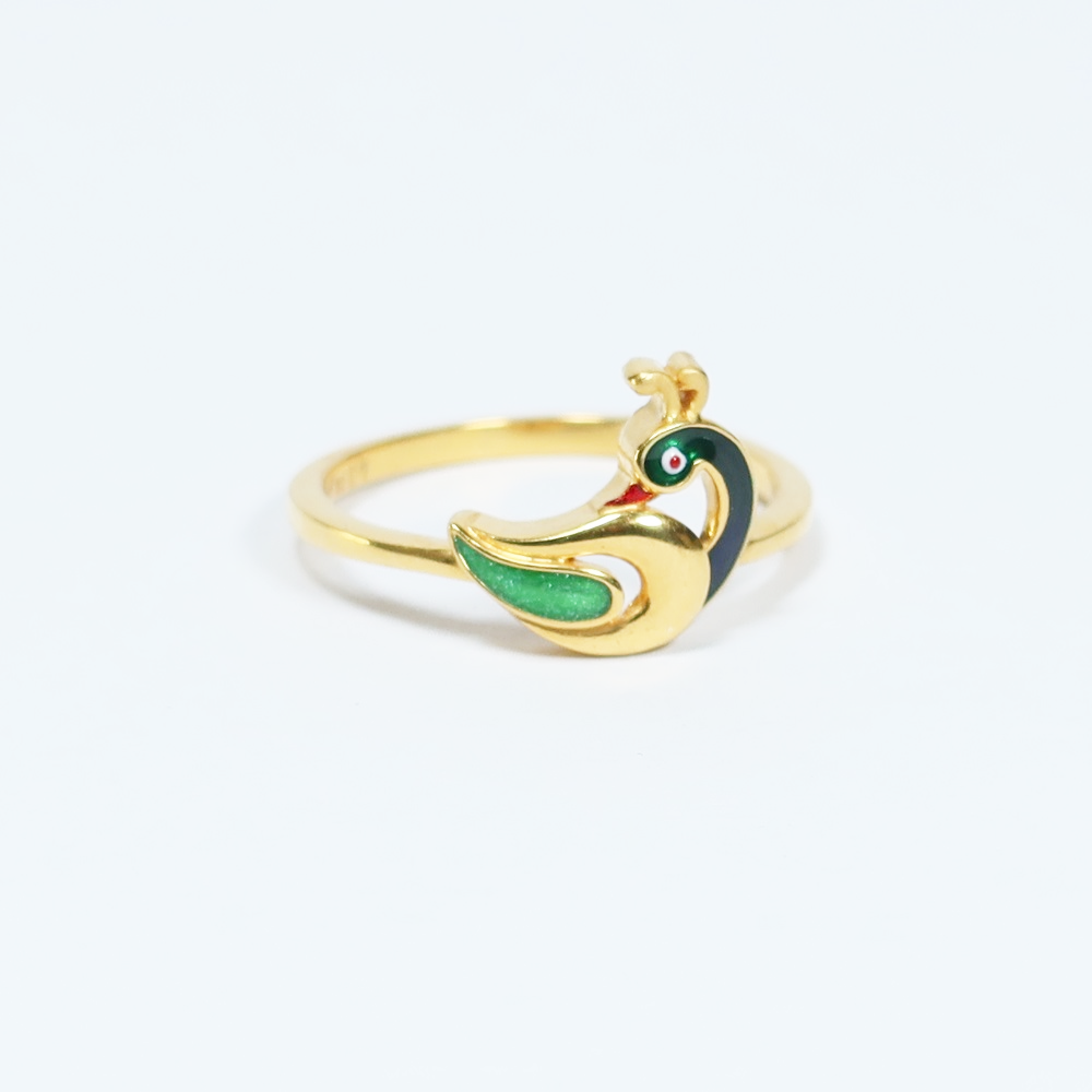 22 Carat Gold Peacock Ring in UK 22 Carat Gold Peacock Ring in UK