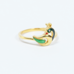 22 Carat Gold Peacock Ring in UK