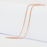 22 Ayar Altın Yılan Zincir | Gül Altın Kaplama | 18 İnç 22 Ayar Altın Yılan Zincir | Gül Altın Kaplama | 18 İnç