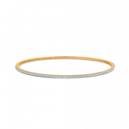 22ct Gold Bangle With CZ Stones | Occasion Wear | Lightweight 22ct Gold Bangle With CZ Stones | Occasion Wear | Lightweight