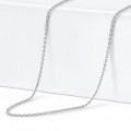 18ct White Gold | Link Chain | 18 Inches | 0.8mm Thick