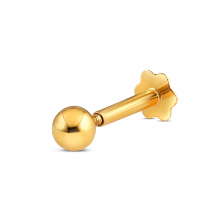 18ct Gold Plain Nose Stud | 3.25mm Thick 18ct Gold Plain Nose Stud | 3.25mm Thick