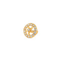 18ct Gold | Round Shape Nose Pin Stud | 9mm Thick