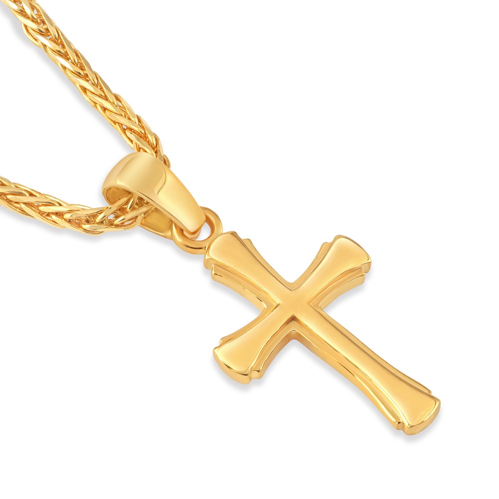 22kt Gold Kreuz-Anhänger