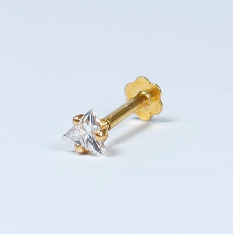 18ct Gold | Nasenring Bolzen | 3.2mm dick 18ct Gold | Nasenring Bolzen | 3.2mm dick