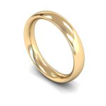 18 Ayar Sarı Altın | Alyans Bandı | 4mm genişliğinde 18 Ayar Sarı Altın | Alyans Bandı | 4mm genişliğinde