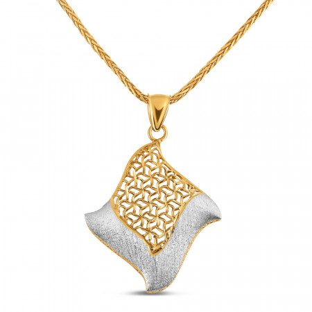 Certified 22ct Gold Pendant | Rhodium Finish Certified 22ct Gold Pendant | Rhodium Finish