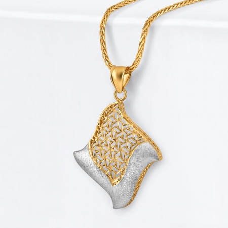 Zertifizierter 22ct Gold Anhänger | Rhodium Finish Zertifizierter 22ct Gold Anhänger | Rhodium Finish