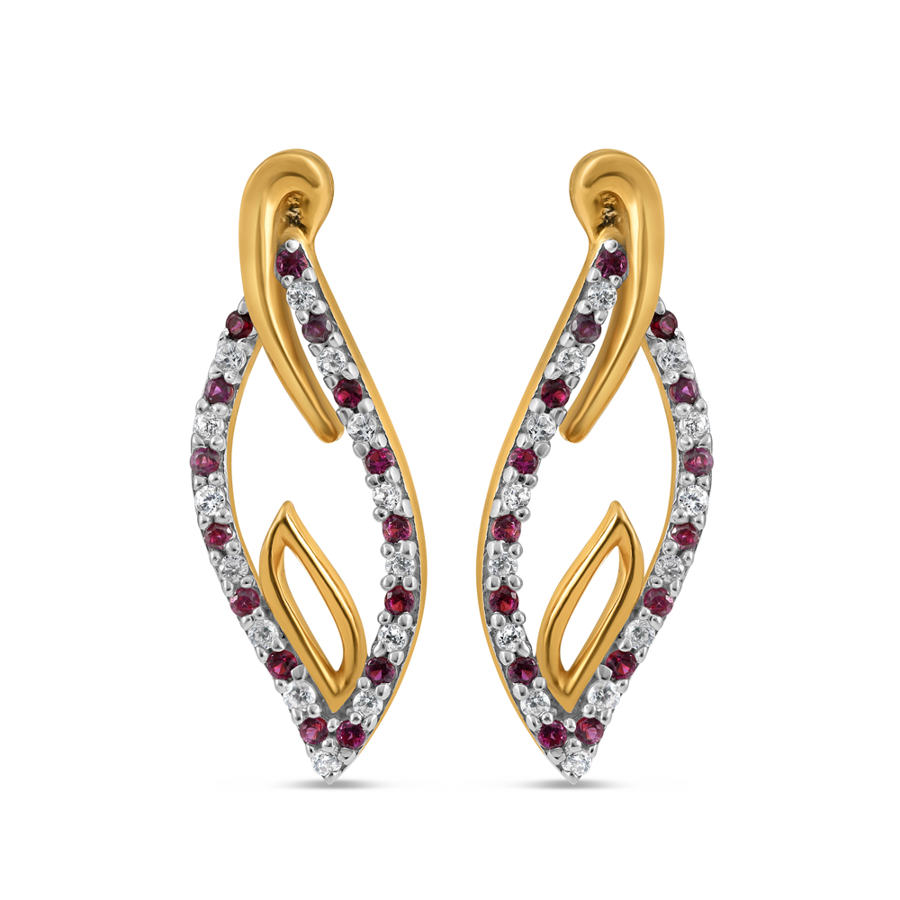 Gold-Tropfen-Ohrring Gold-Tropfen-Ohrring