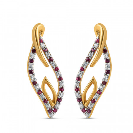 Gold-Tropfen-Ohrring Gold-Tropfen-Ohrring