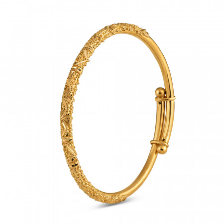 Jali 22ct Gold Baby Bangle Jali 22ct Gold Baby Bangle