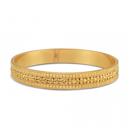 22kt Gold Bangle | Jali Collection | Size 2.9