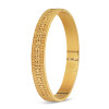 22 Kt Yellow Gold Bangle | Jali Collection | Size 2.6