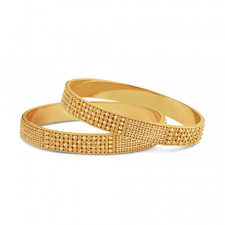 22ct Gold Single Bangle | Jali Collection | 2.4 | Heavyweight