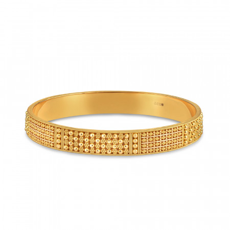 22ct Gold Single Bangle | Jali Collection | 2.4 | Heavyweight