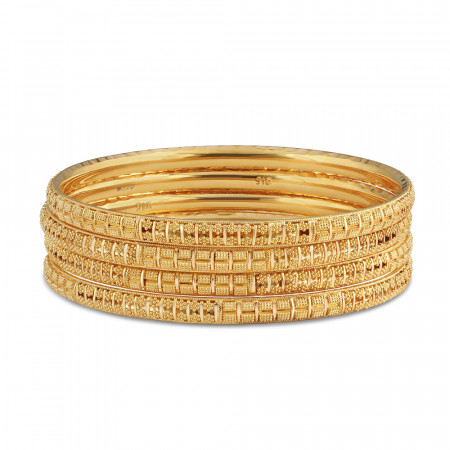 سوار من الذهب عيار 22 قيراط | مجموعة جالي | مقاس 2.5 سوار من الذهب عيار 22 قيراط | مجموعة جالي | مقاس 2.5