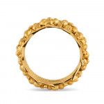 Antik Kaplamalı 22 Ayar El İşi Altın Yüzük | M Beden Antik Kaplamalı 22 Ayar El İşi Altın Yüzük | M Beden