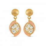 22 Ayar Pembe Altın Günlük Küpe 22 Ayar Pembe Altın Günlük Küpe