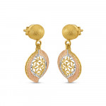 22 Ayar Pembe Altın Günlük Küpe 22 Ayar Pembe Altın Günlük Küpe