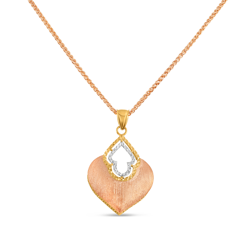 22ct Rose Gold Finish Pendant For Women 22ct Rose Gold Finish Pendant For Women