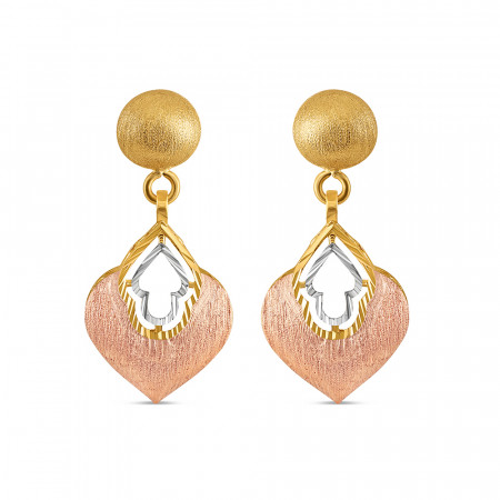 Drop Earrings in 22ct | Rose Gold Finish Drop Earrings in 22ct | Rose Gold Finish