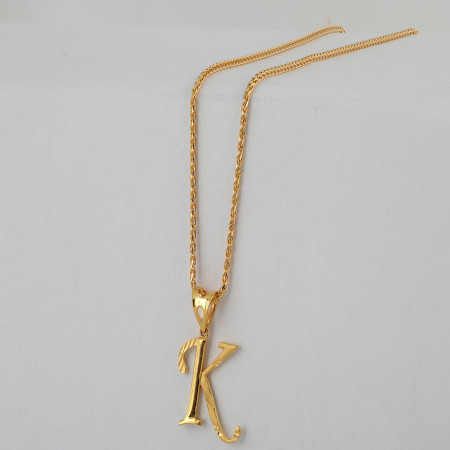 22ct Gold Captivating K Pendant 22ct Gold Captivating K Pendant