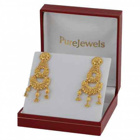 Drop Earrings in 22ct Gold Drop Earrings in 22ct Gold
