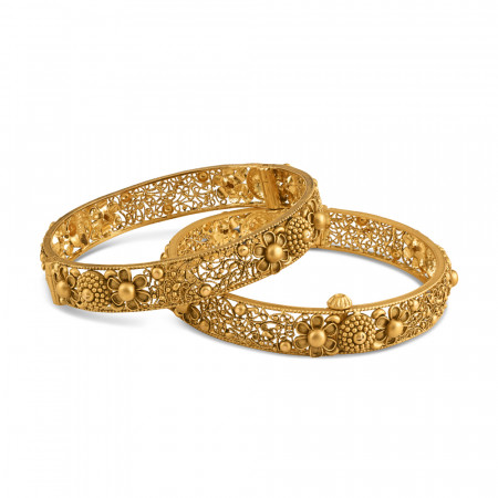 ملابس حفلات من الذهب عيار 22 قيراطاً | 2.4 | مجموعة الورود ملابس حفلات من الذهب عيار 22 قيراطاً | 2.4 | مجموعة الورود