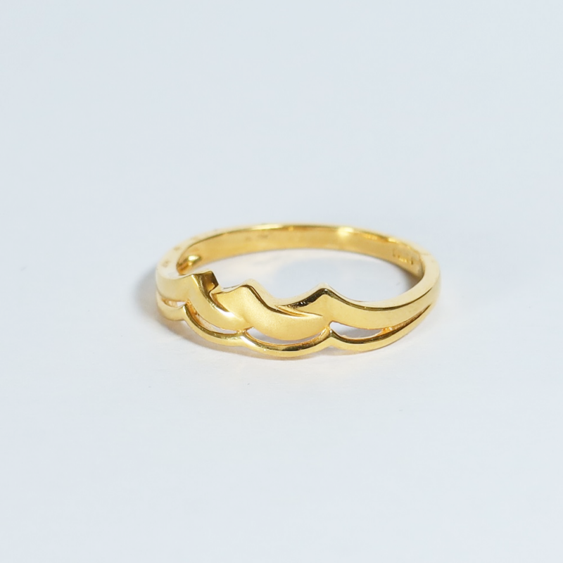 22 Ayar Sarı Altın Yüzük | P Beden 22 Ayar Sarı Altın Yüzük | P Beden