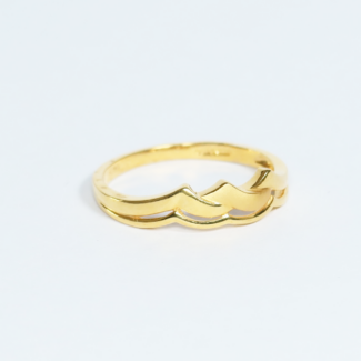 22ct Yellow Gold Ring | Size P 22ct Yellow Gold Ring | Size P