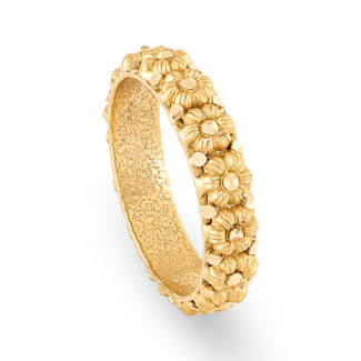 22 Carat Sunrise Gold Ring Band | Size P