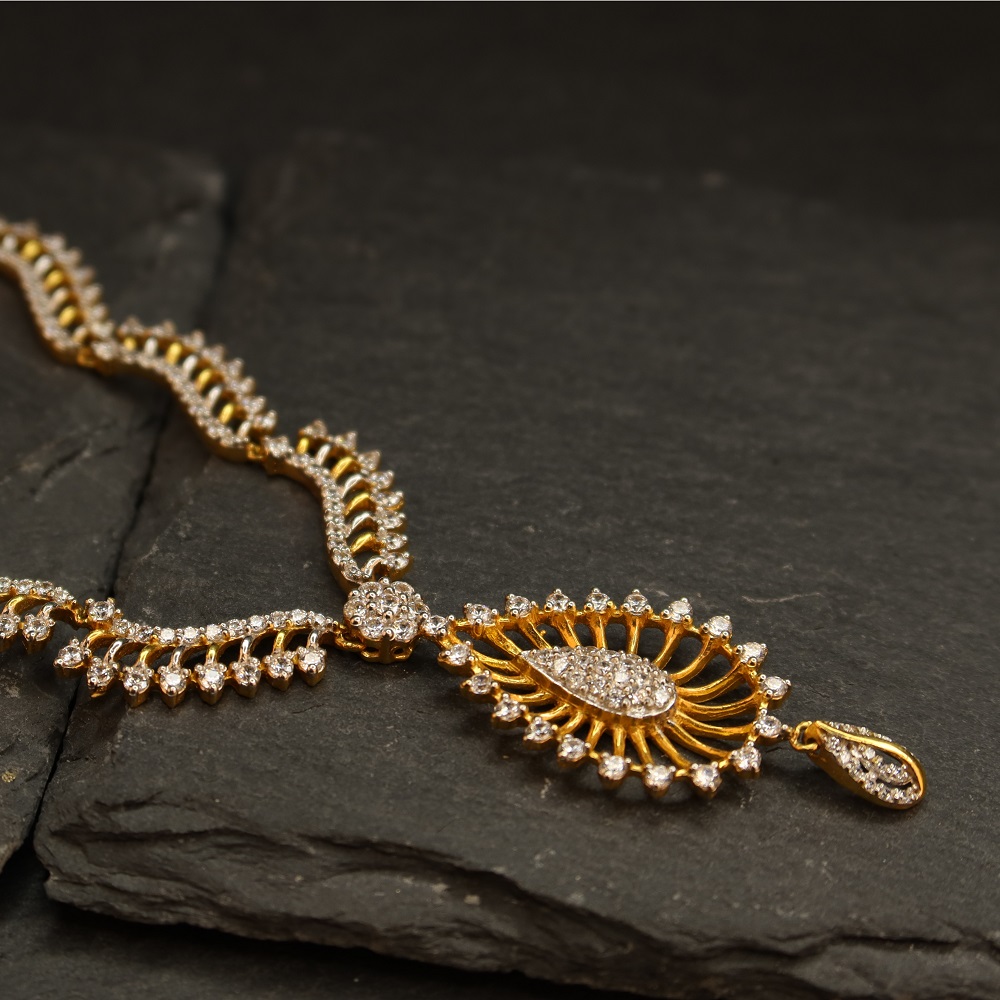 22ct Indisches Gold Choker Halskette