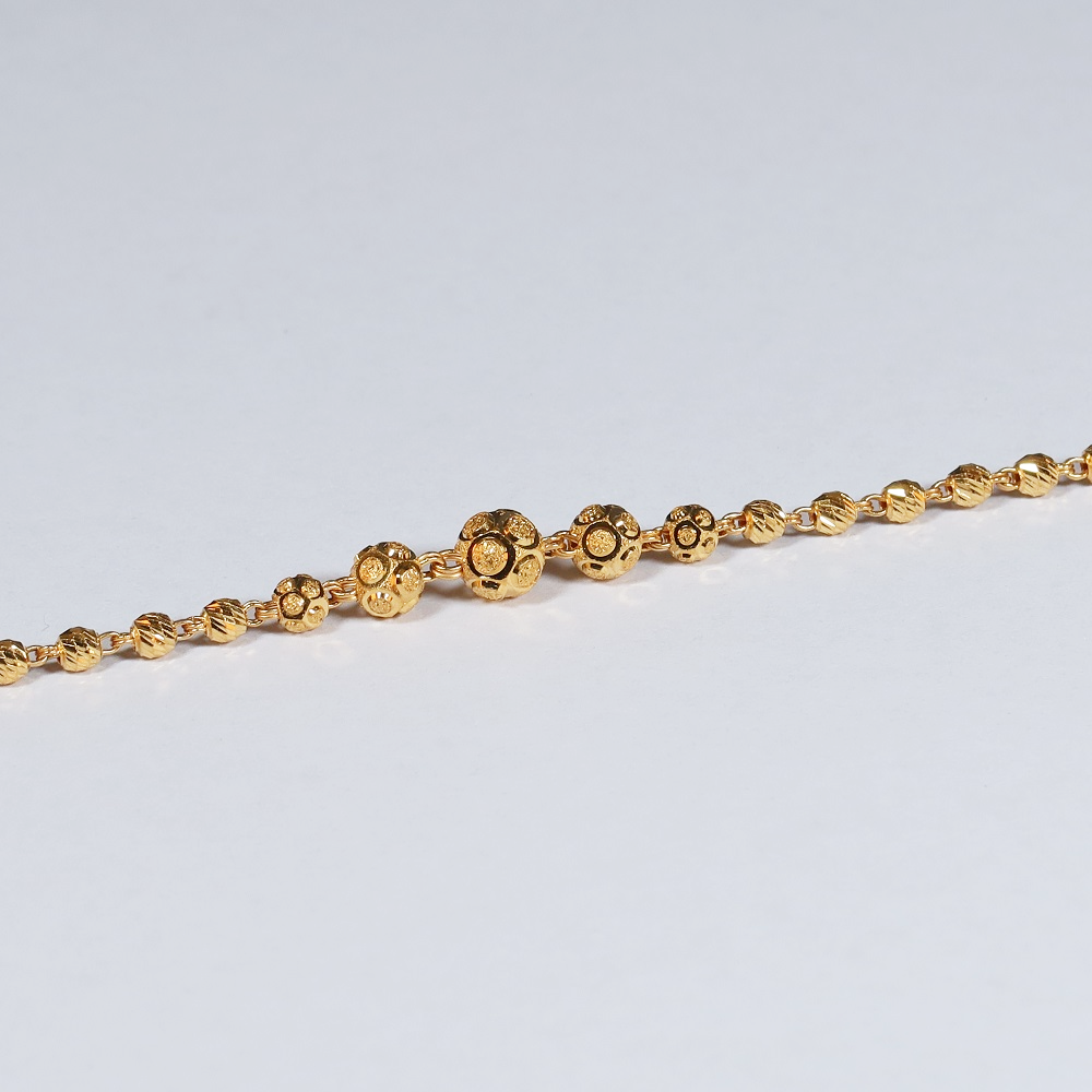 22ct Gold Beads Bracelet | 7.25 Inches 22ct Gold Beads Bracelet | 7.25 Inches