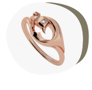 Ring aus Roségold