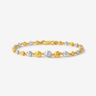 Children’s Gold Bracelet With Rhodium Children’s Gold Bracelet With Rhodium