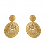 أقراط جالي من الذهب عيار 22 قيراطاً من الذهب للحفلات أقراط جالي من الذهب عيار 22 قيراطاً من الذهب للحفلات