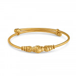 22ct Gold Baby Bangle For Adjustable 22ct Gold Baby Bangle For Adjustable