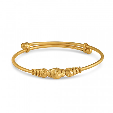 22ct Gold Baby Bangle For Adjustable 22ct Gold Baby Bangle For Adjustable